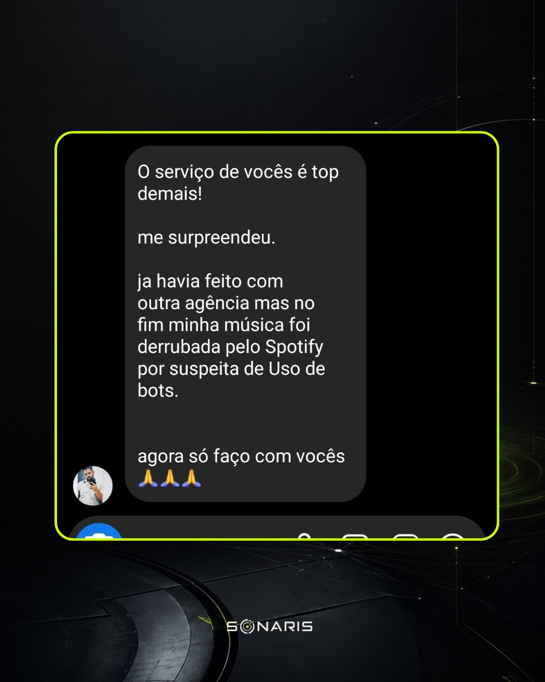 Depoimento real de artista SONARIS 1